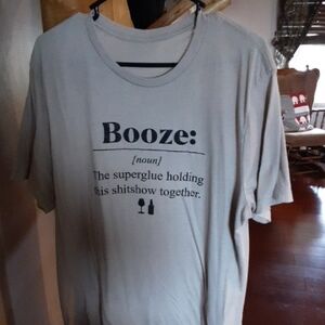 Casual Tan Graphic T-Shirt